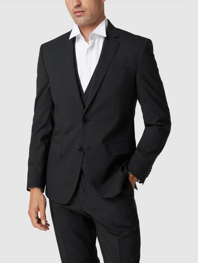 BOSS Sakko Mit Reverskragen Modell 'Huge' - Anthrazit 4 BOSS Sakko Mit Reverskragen Modell 'Huge' - Anthrazit – Bild 4