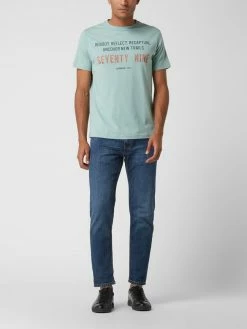 Lerros T-Shirt Aus Baumwolle - Mint Meliert