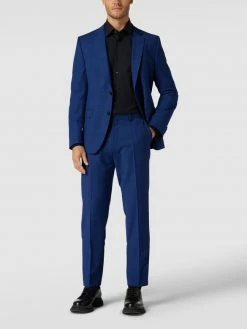 BOSS Anzughose Mit Bundfalten Modell 'Genius' - Hellblau