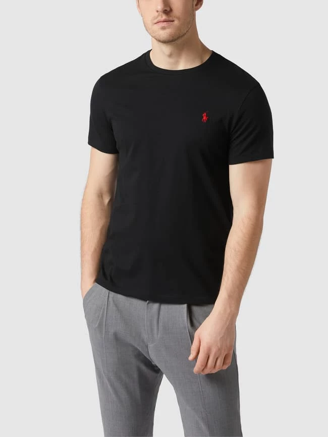 Polo Ralph Lauren Custom Slim Fit T-Shirt Mit Logo-Stickerei - Schwarz 4 Polo Ralph Lauren Custom Slim Fit T-Shirt Mit Logo-Stickerei - Schwarz – Bild 4