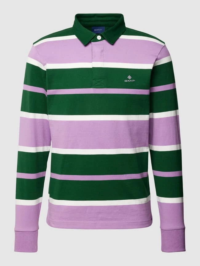 Gant Poloshirt Mit Logo-Stitching - Violett 2 Gant Poloshirt Mit Logo-Stitching - Violett – Bild 2