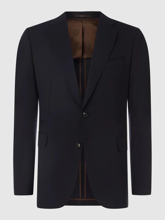 Windsor Shaped Fit 2-Knopf-Sakko Mit Stretch-Anteil Modell 'Sono' - Marineblau 2 Windsor Shaped Fit 2-Knopf-Sakko Mit Stretch-Anteil Modell 'Sono' - Marineblau – Bild 2
