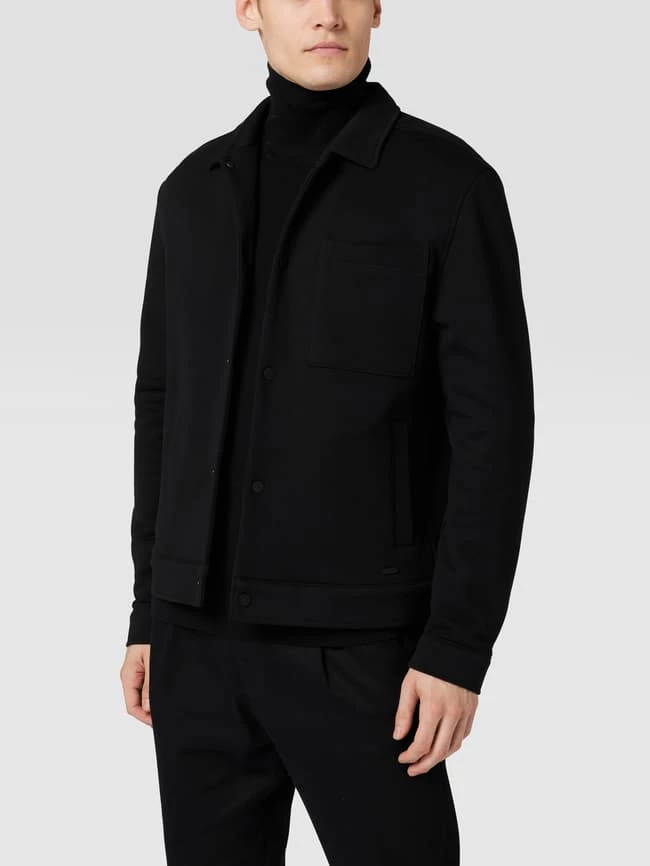 HUGO Casual Sakko Mit Label-Applikation Modell 'Hejrik' - Schwarz 4 HUGO Casual Sakko Mit Label-Applikation Modell 'Hejrik' - Schwarz – Bild 4