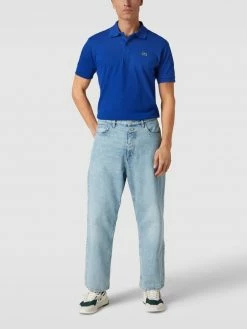 Lacoste Poloshirt Mit Label-Stitching - Royalblau