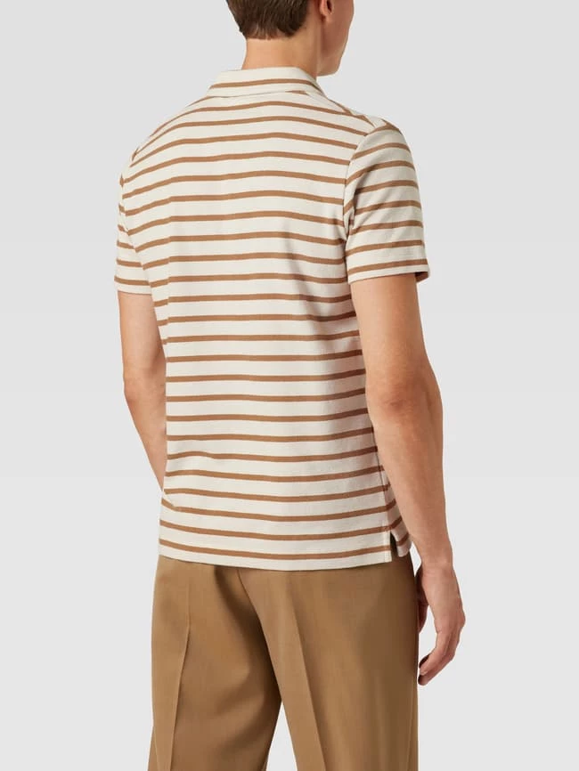 S.Oliver RED LABEL Poloshirt Mit Streifenmuster - Offwhite 5 S.Oliver RED LABEL Poloshirt Mit Streifenmuster - Offwhite – Bild 5