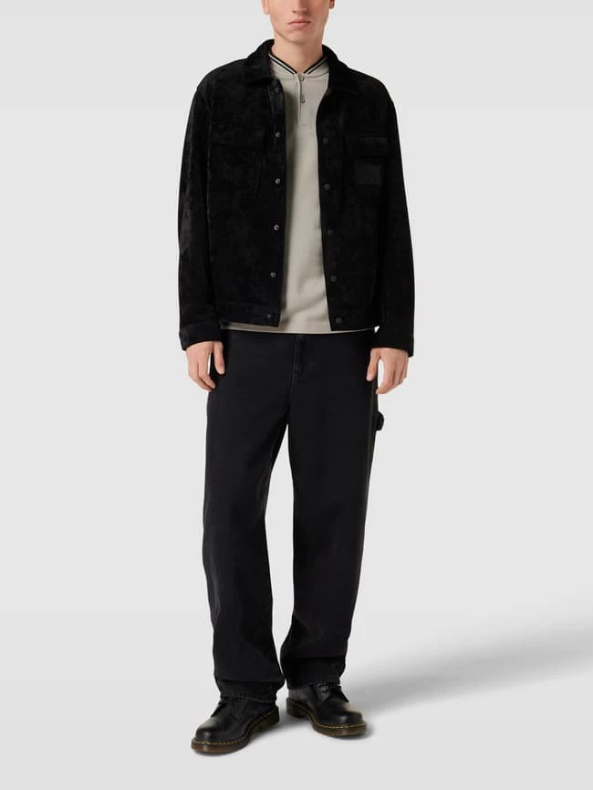 Fred Perry Poloshirt Mit Brand-Stitching Modell 'BOMBER' - Hellgrau 1 Fred Perry Poloshirt Mit Brand-Stitching Modell 'BOMBER' - Hellgrau