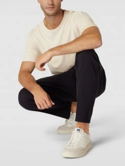 Armedangels T-Shirt Mit Rundhalsausschnitt Modell 'AANTONIO LINEN' - Offwhite