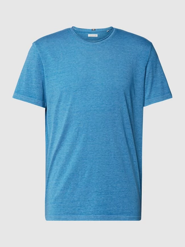 Tom Tailor T-Shirt In Melierter Optik - Ozean Blau 2 Tom Tailor T-Shirt In Melierter Optik - Ozean Blau – Bild 2