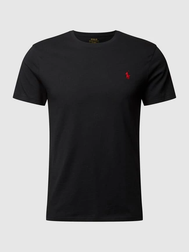 Polo Ralph Lauren Custom Slim Fit T-Shirt Mit Logo-Stickerei - Schwarz 2 Polo Ralph Lauren Custom Slim Fit T-Shirt Mit Logo-Stickerei - Schwarz – Bild 2