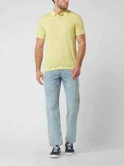 Esprit Collection Poloshirt Aus Baumwoll-Lyocell-Mix - Gelb