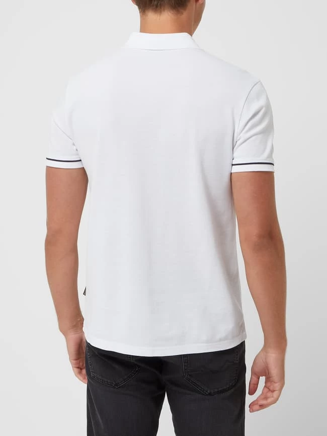 Napapijri Poloshirt Aus Piqué Modell 'Whale' - Weiß 5 Napapijri Poloshirt Aus Piqué Modell 'Whale' - Weiß – Bild 5