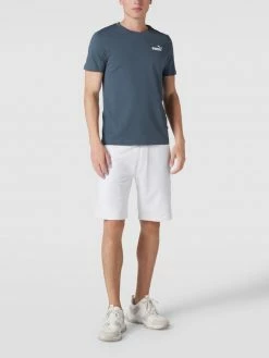 PUMA PERFORMANCE T-Shirt Mit Label-Print - Rauchblau