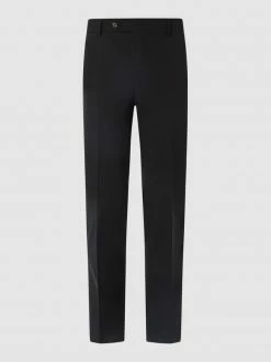 Windsor Shaped Fit Anzughose Mit Stretch-Anteil Modell 'Bene' - Schwarz