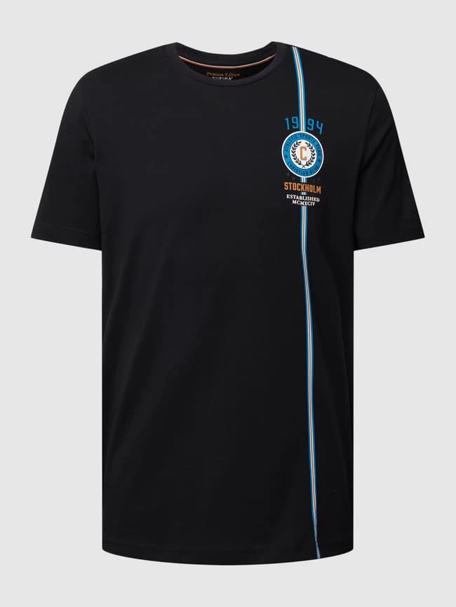 Christian Berg Men T-Shirt Mit Label-Print - Marineblau 2 Christian Berg Men T-Shirt Mit Label-Print - Marineblau – Bild 2