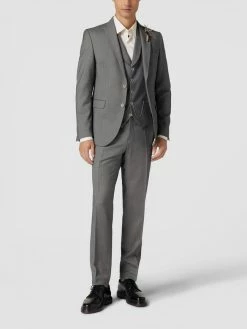 CG - Club Of Gents Hose Mit Bügelfalten Modell 'Paco' - Hellgrau