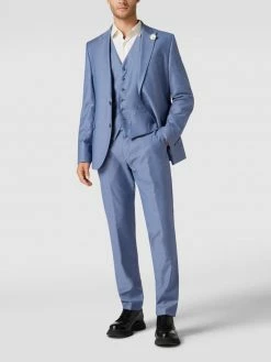 JOOP! Collection Anzughose Mit Bügelfalten - Hellblau