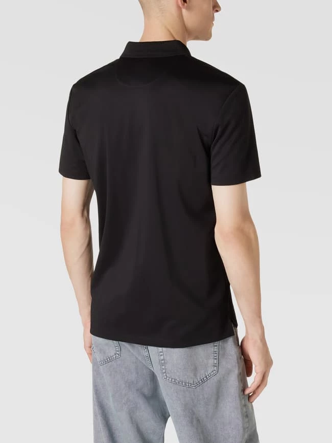 HUGO Poloshirt Mit Geripptem Kragen Modell 'Dekok' - Schwarz 5 HUGO Poloshirt Mit Geripptem Kragen Modell 'Dekok' - Schwarz – Bild 5