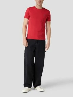 Polo Ralph Lauren T-Shirt Mit Label-Stitching - Rot