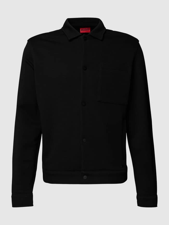 HUGO Casual Sakko Mit Label-Applikation Modell 'Hejrik' - Schwarz 2 HUGO Casual Sakko Mit Label-Applikation Modell 'Hejrik' - Schwarz – Bild 2
