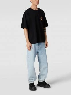 REVIEW T-Shirt Mit Logo-Patch - Schwarz