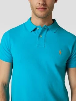 Polo Ralph Lauren Slim Fit Poloshirt Mit Label-Stitching - Aqua Blau -Ralph Lauren-Shop 9go44jpka944sja595b4cj1m6h7jcl2e6t6l8iq76d5jge9hacrl4lhk990k4e2j6kq46cqf90q3ijhpaco66c1i6hj66ob46ks34chkc8s32o9ocdj66opm6th36oj3ckr32co