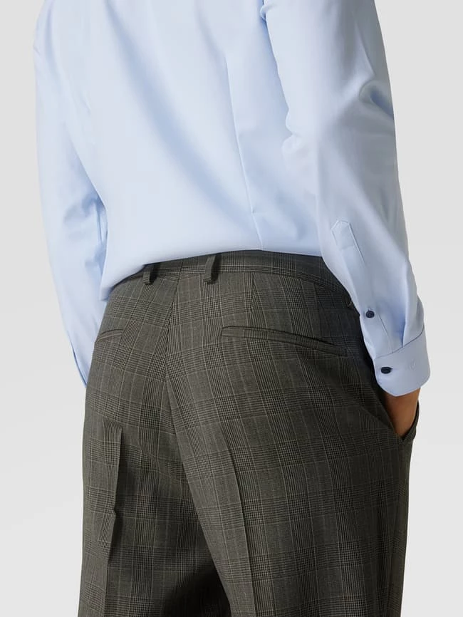 BOSS Anzugshose Mit Glencheck-Muster Modell 'Leon' - Hellbraun 3 BOSS Anzugshose Mit Glencheck-Muster Modell 'Leon' - Hellbraun – Bild 3