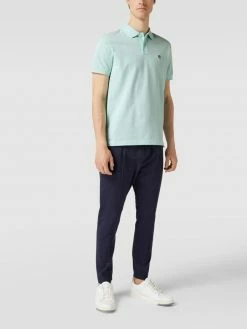 MCNEAL Poloshirt Mit Brand-Stitching - Ozean Blau
