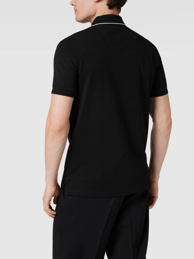 BOSS Athleisurewear Regular Fit Poloshirt Mit Label-Stitching Modell 'Pavel' - Schwarz 5 BOSS Athleisurewear Regular Fit Poloshirt Mit Label-Stitching Modell 'Pavel' - Schwarz – Bild 5