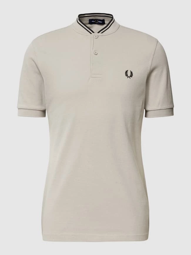 Fred Perry Poloshirt Mit Brand-Stitching Modell 'BOMBER' - Hellgrau 2 Fred Perry Poloshirt Mit Brand-Stitching Modell 'BOMBER' - Hellgrau – Bild 2