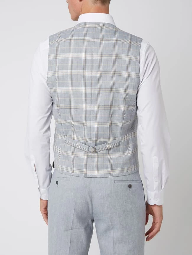 Atelier Torino Weste Mit Leinen-Anteil Modell 'Panfilo' - Hellblau 5 Atelier Torino Weste Mit Leinen-Anteil Modell 'Panfilo' - Hellblau – Bild 5