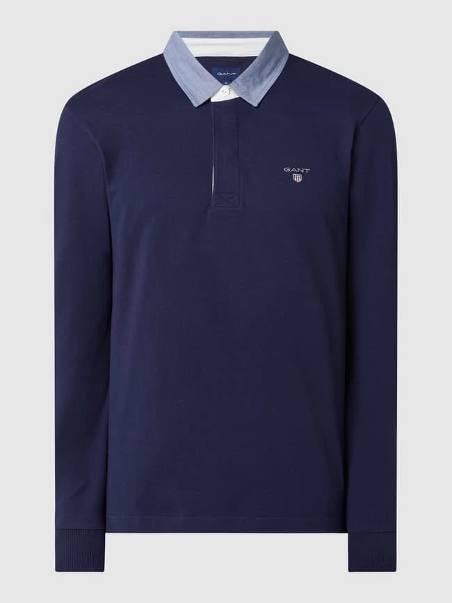 Gant Rugby-Shirt Mit Logo-Stickerei - Marineblau 2 Gant Rugby-Shirt Mit Logo-Stickerei - Marineblau – Bild 2