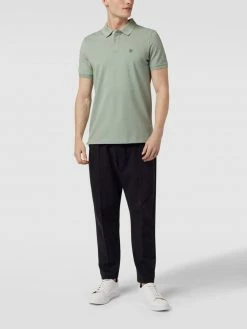 MCNEAL Poloshirt Mit Brand-Stitching - Lindgrün