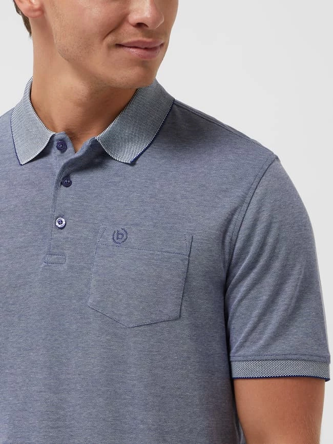 Bugatti Poloshirt Mit Brusttasche - Jeans 3 Bugatti Poloshirt Mit Brusttasche - Jeans – Bild 3