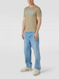 Christian Berg Men T-Shirt Mit Label-Print - Gelb