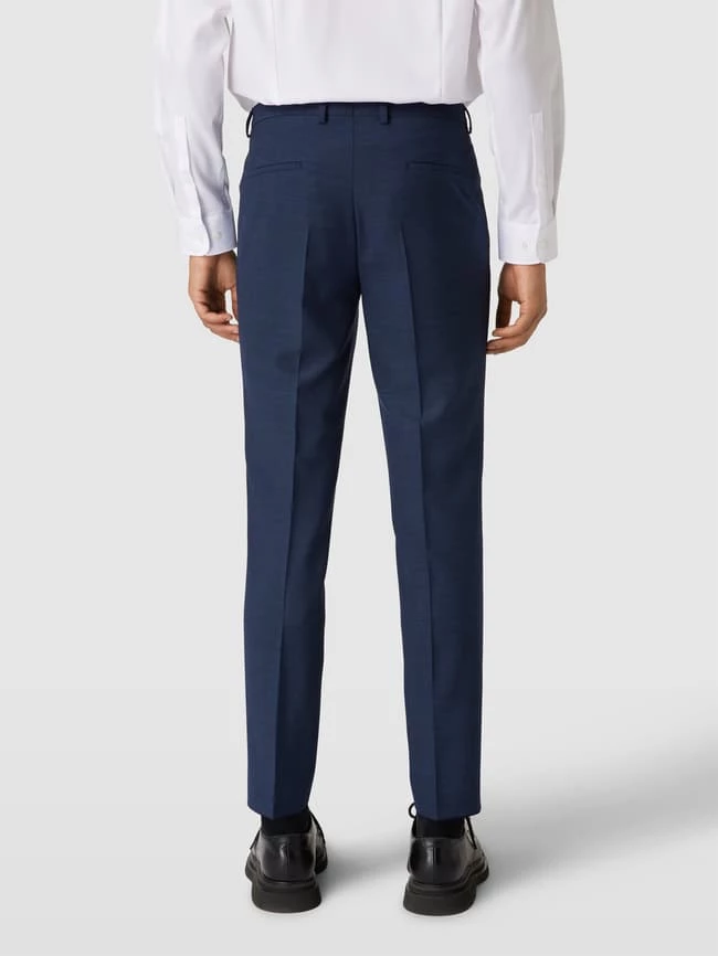 HUGO Hose Mit Bügelfalten Modell 'Hesten' - Blau 5 HUGO Hose Mit Bügelfalten Modell 'Hesten' - Blau – Bild 5