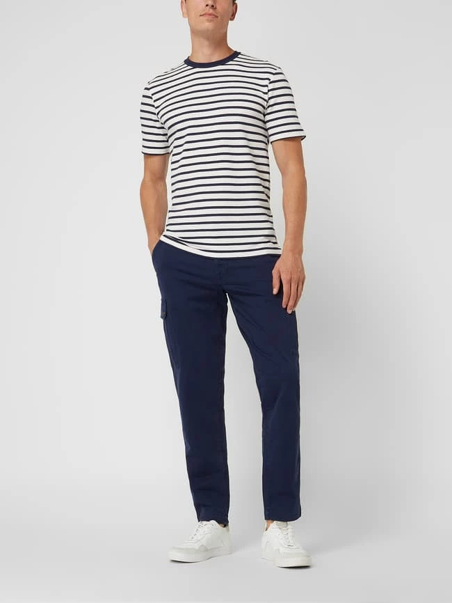 Scotch & Soda T-Shirt Mit Streifenmuster - Offwhite 1 Scotch & Soda T-Shirt Mit Streifenmuster - Offwhite