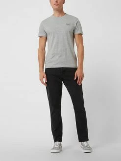 Superdry T-Shirt Aus Baumwolle - Hellgrau Meliert