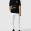 Lacoste Loose Fit Poloshirt Mit Prints - LACOSTE Minecraft - Schwarz