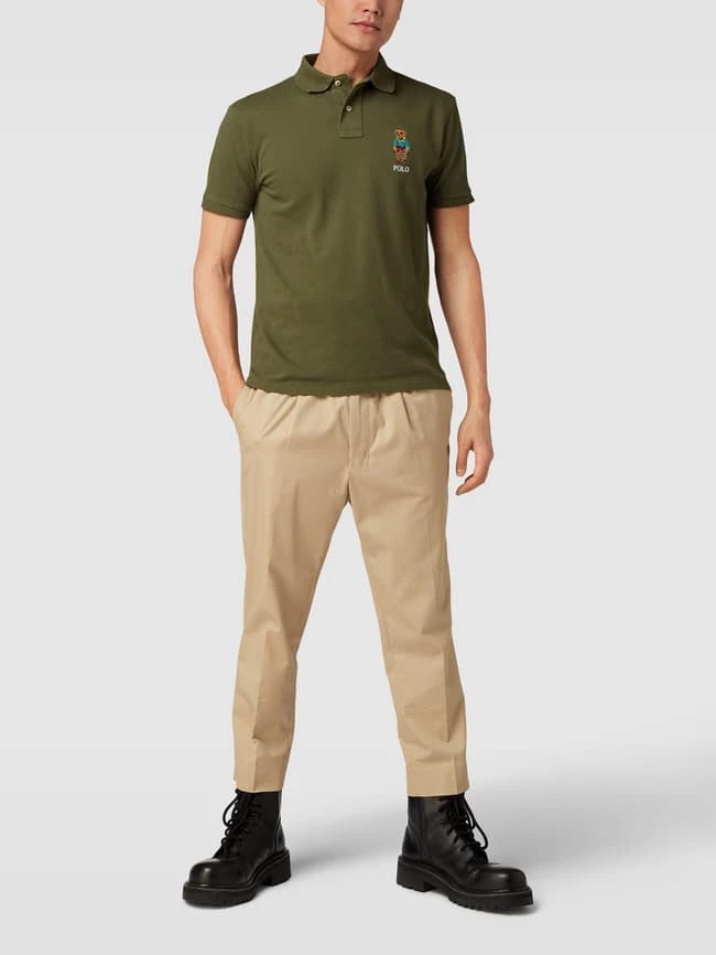 Polo Ralph Lauren Poloshirt Mit Label-Stitching - Dunkelgrün 1 Polo Ralph Lauren Poloshirt Mit Label-Stitching - Dunkelgrün