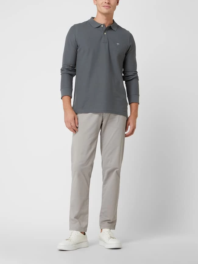 Fynch-Hatton Poloshirt Aus Supima®-Baumwolle - Anthrazit 1 Fynch-Hatton Poloshirt Aus Supima®-Baumwolle - Anthrazit