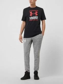 Under Armour T-Shirt Mit Logo-Print Modell 'GL FOUNDATION' - Schwarz