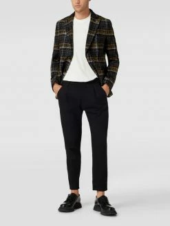 CG - Club Of Gents 2-Knopf-Sakko In Woll-Optik Modell 'Conley' - Blau