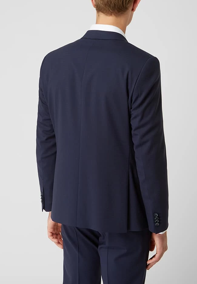 Roy Robson Slim Fit Anzug Mit Schurwoll-Anteil - Marineblau 5 Roy Robson Slim Fit Anzug Mit Schurwoll-Anteil - Marineblau – Bild 5