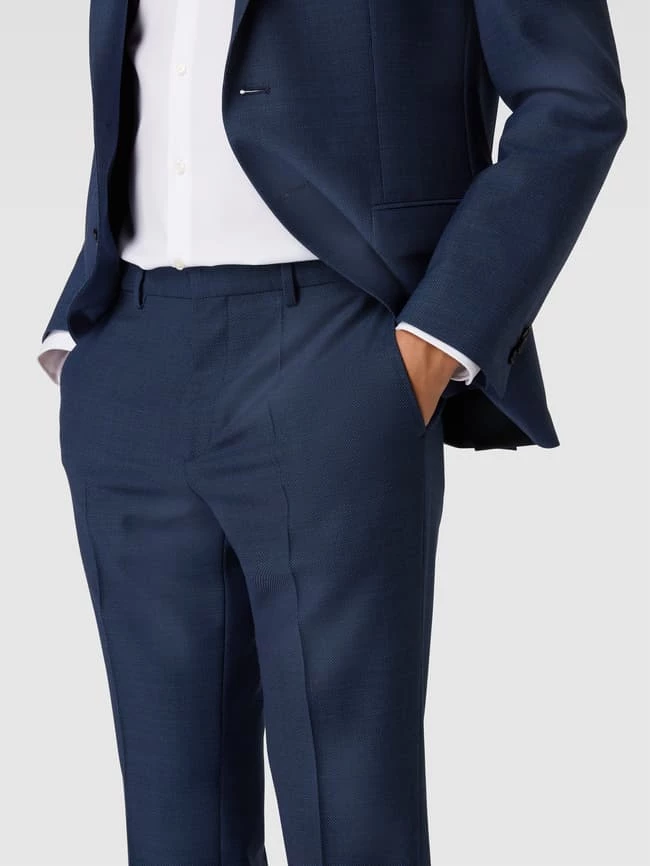 HUGO Hose Mit Bügelfalten Modell 'Hesten' - Blau 3 HUGO Hose Mit Bügelfalten Modell 'Hesten' - Blau – Bild 3