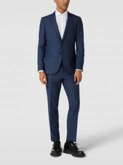 HUGO Hose Mit Bügelfalten Modell 'Hesten' - Blau