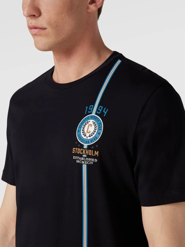 Christian Berg Men T-Shirt Mit Label-Print - Marineblau 3 Christian Berg Men T-Shirt Mit Label-Print - Marineblau – Bild 3