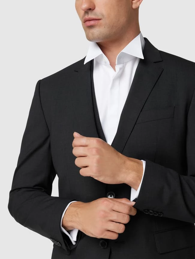 BOSS Sakko Mit Reverskragen Modell 'Huge' - Anthrazit 3 BOSS Sakko Mit Reverskragen Modell 'Huge' - Anthrazit – Bild 3