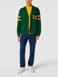 Tommy Hilfiger Poloshirt Mit Logo-Stitching - Gelb