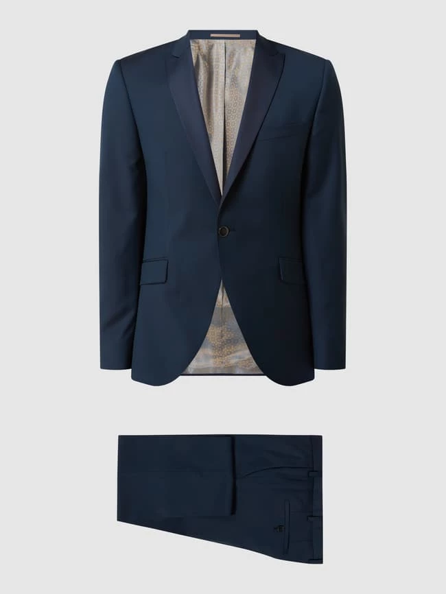 DIGEL Anzug Aus Schurwolle Modell 'Rocco' - Petrol 2 DIGEL Anzug Aus Schurwolle Modell 'Rocco' - Petrol – Bild 2