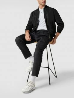 BOSS Casualwear Slim Fit Poloshirt Mit Label-Print Modell 'Prime' - Weiß